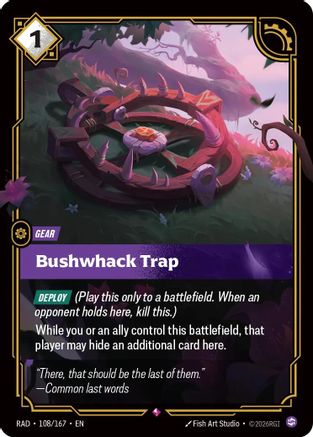 Bushwhack Trap (108/167) [Radiance] Foil