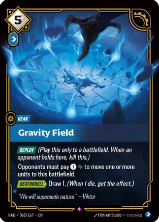 Gravity Field (062/167) [Radiance] Foil