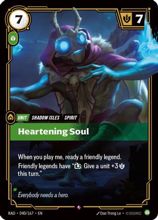 Heartening Soul (040/167) [Radiance] Foil-1