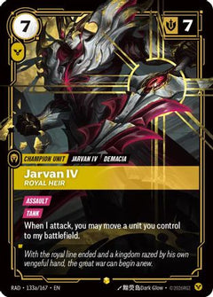 Jarvan IV, Royal Heir (Alternate Art) (133a/167) [Radiance] Foil-1