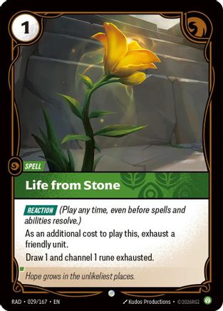 Life from Stone (029/167) [Radiance]
