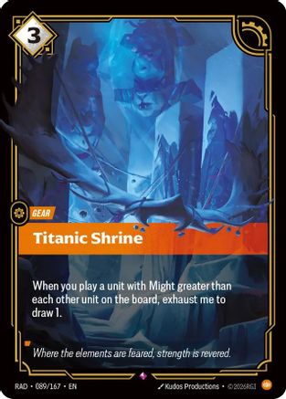 Titanic Shrine (089/167) [Radiance] Foil-1