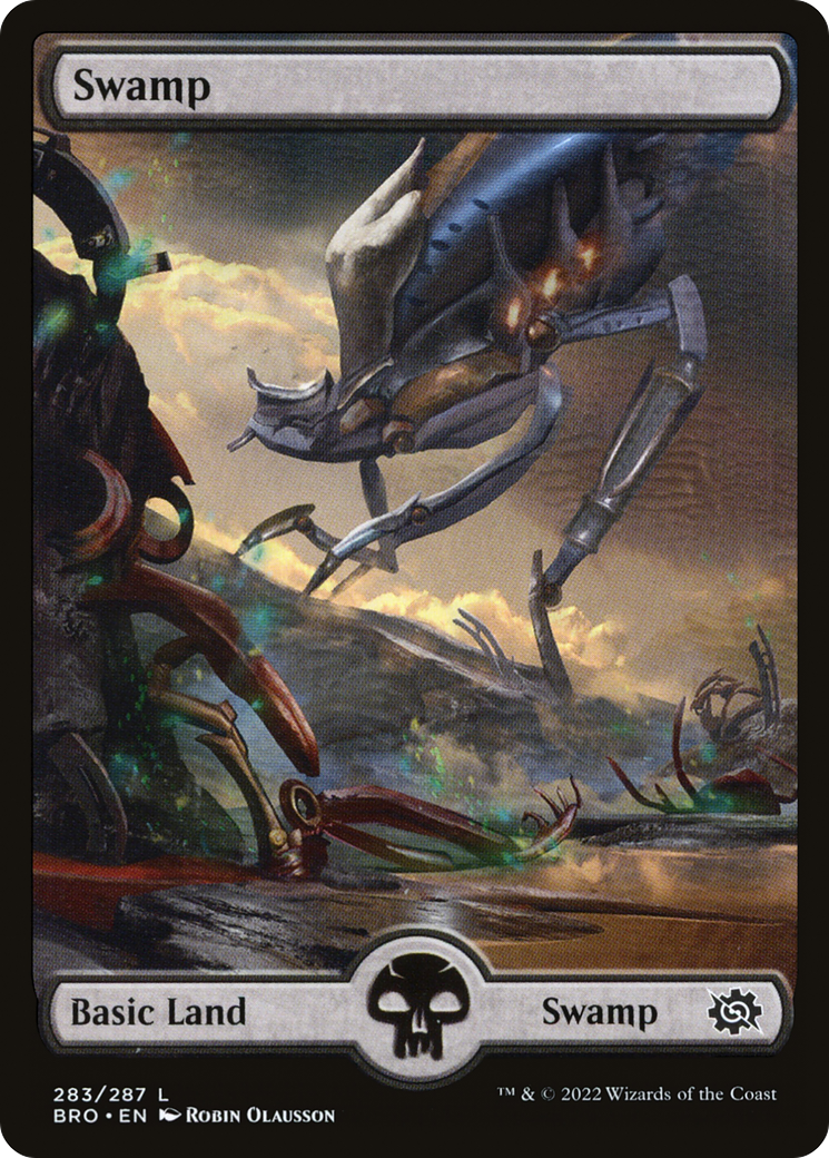 Swamp (283) - Full Art (283) [The Brothers' War] - Deck Out Gaming