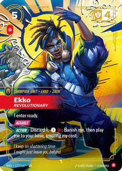 Ekko, Revolutionary (Overnumbered) (177/167) [Radiance] Foil-1