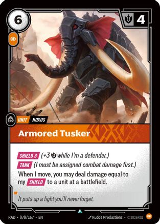Armored Tusker (078/167) [Radiance]-1