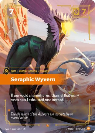Seraphic Wyvern (092/167) [Radiance] Foil