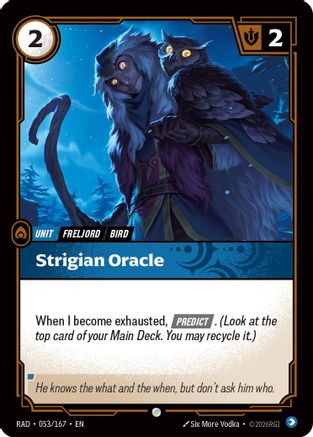 Strigian Oracle (053/167) [Radiance]-1