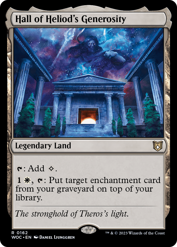 Hall of Heliod's Generosity (162) [Wilds of Eldraine Commander] - Deck Out Gaming