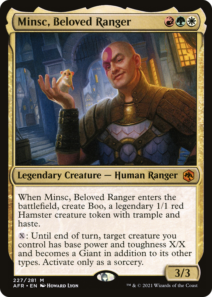 Minsc, Beloved Ranger (227) [Adventures in the Forgotten Realms] - Deck Out Gaming