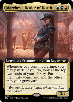 Marchesa, Dealer of Death (Extended Art) (357) [Outlaws of Thunder Junction] foil - Deck Out Gaming