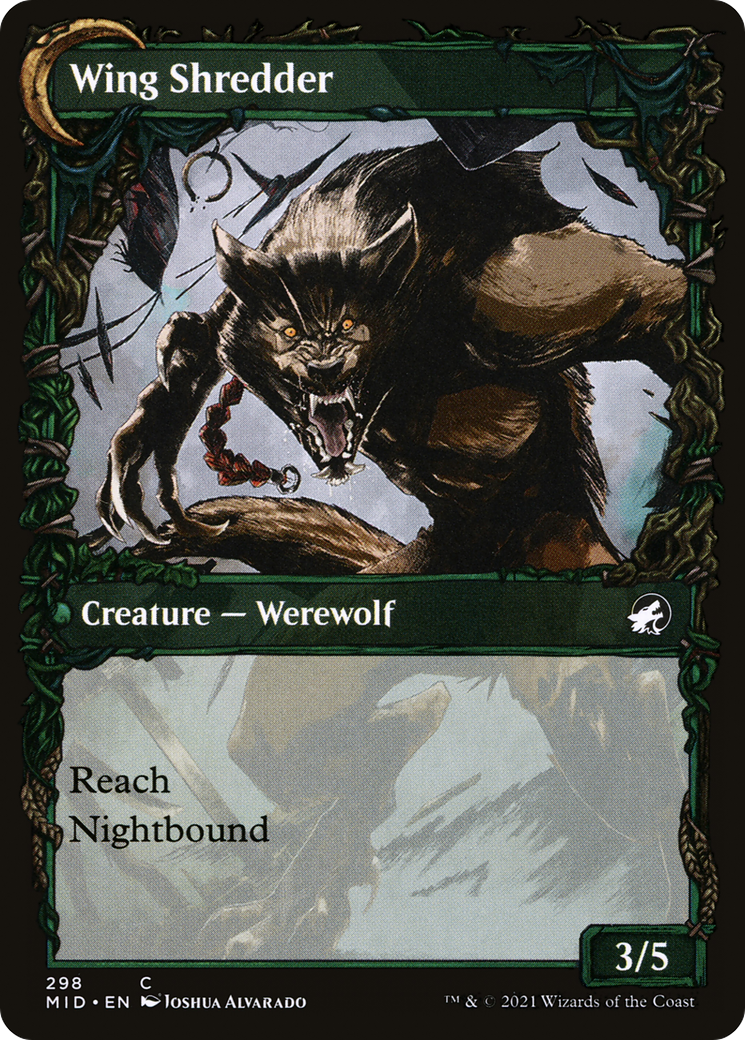 Bird Admirer // Wing Shredder (298) [Innistrad: Midnight Hunt] foil - Deck Out Gaming