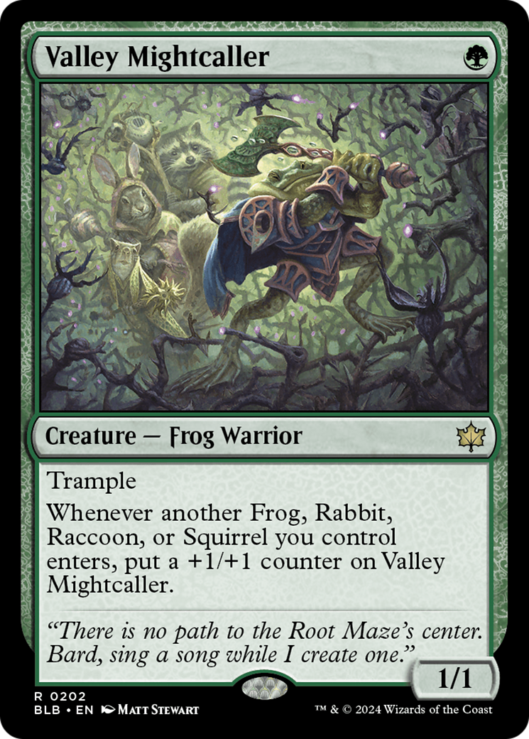 Valley Mightcaller (202) [Bloomburrow] - Deck Out Gaming
