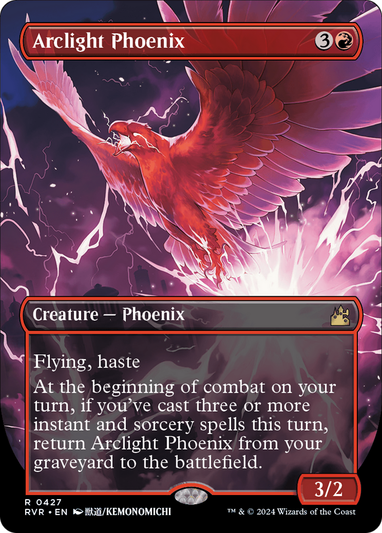 Arclight Phoenix (Anime Borderless) (427) [Ravnica Remastered] - Deck Out Gaming