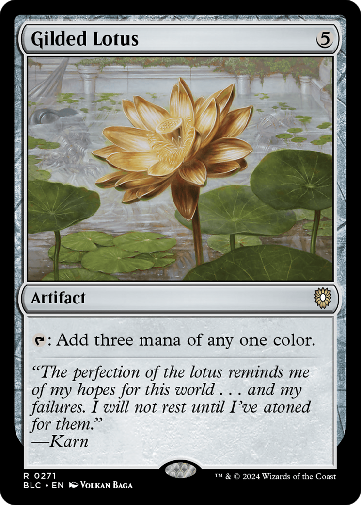 Gilded Lotus (271) [Bloomburrow Commander] - Deck Out Gaming