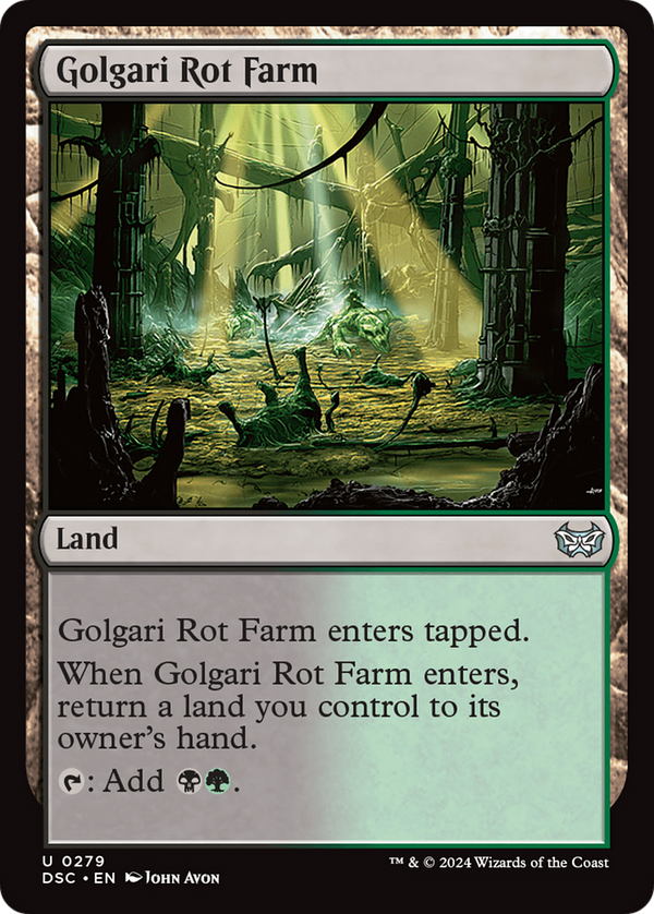 Golgari Rot Farm (279) [Duskmourn: House of Horror Commander] - Deck Out Gaming