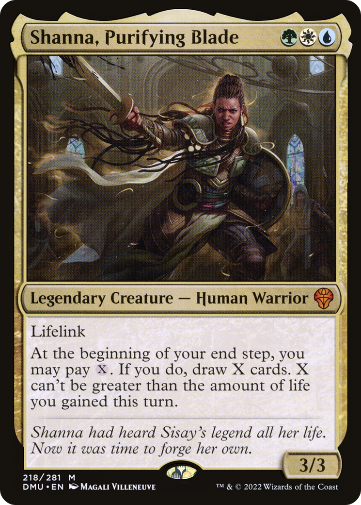 Shanna, Purifying Blade (218) [Dominaria United] foil - Deck Out Gaming
