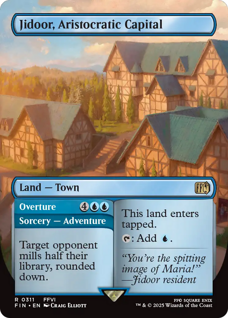 Jidoor, Aristocratic Capital // Overture (311) [FINAL FANTASY] foil - Deck Out Gaming