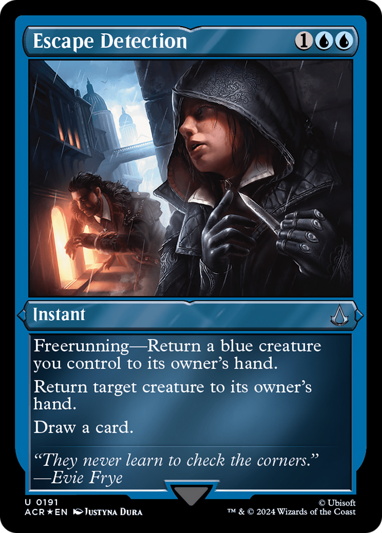 Escape Detection (191) [Assassin's Creed] etched - Deck Out Gaming