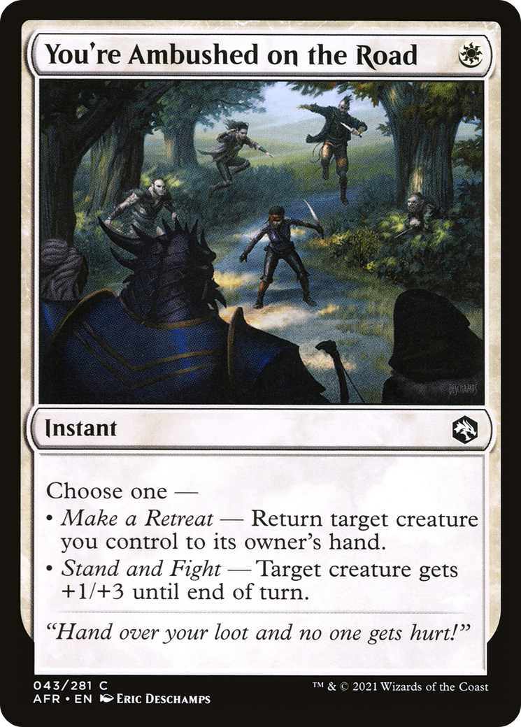 You're Ambushed on the Road (43) [Adventures in the Forgotten Realms] foil - Deck Out Gaming