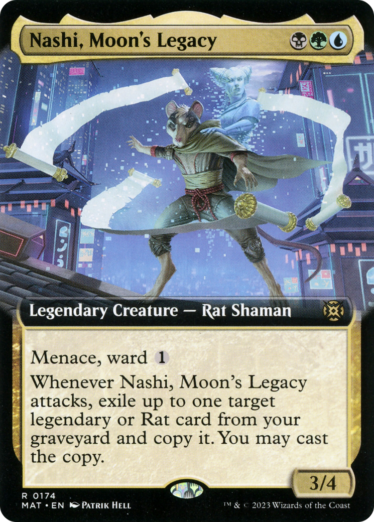 Nashi, Moon's Legacy (Extended Art) (174) [March of the Machine: The Aftermath] foil - Deck Out Gaming