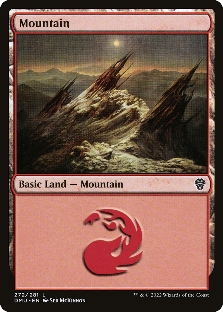Mountain (272) (272) [Dominaria United] foil - Deck Out Gaming