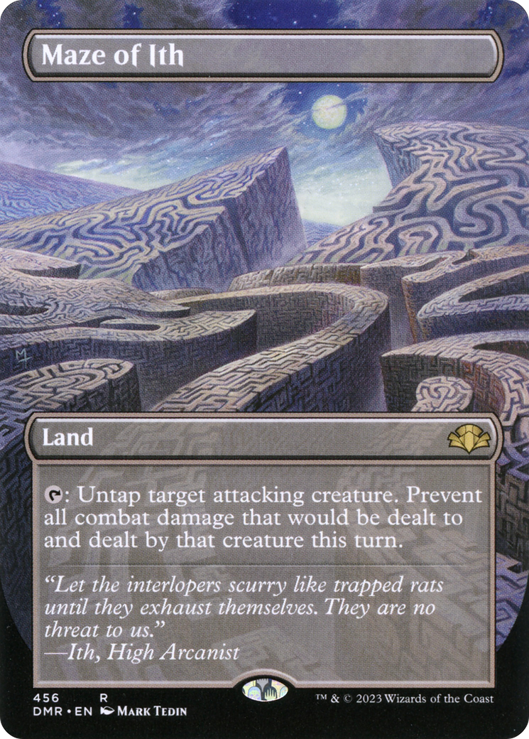 Maze of Ith (Borderless) (456) [Dominaria Remastered] - Deck Out Gaming