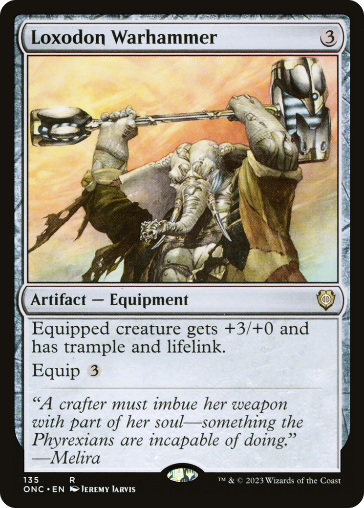 Loxodon Warhammer (135) [Commander: Phyrexia: All Will Be One] - Deck Out Gaming
