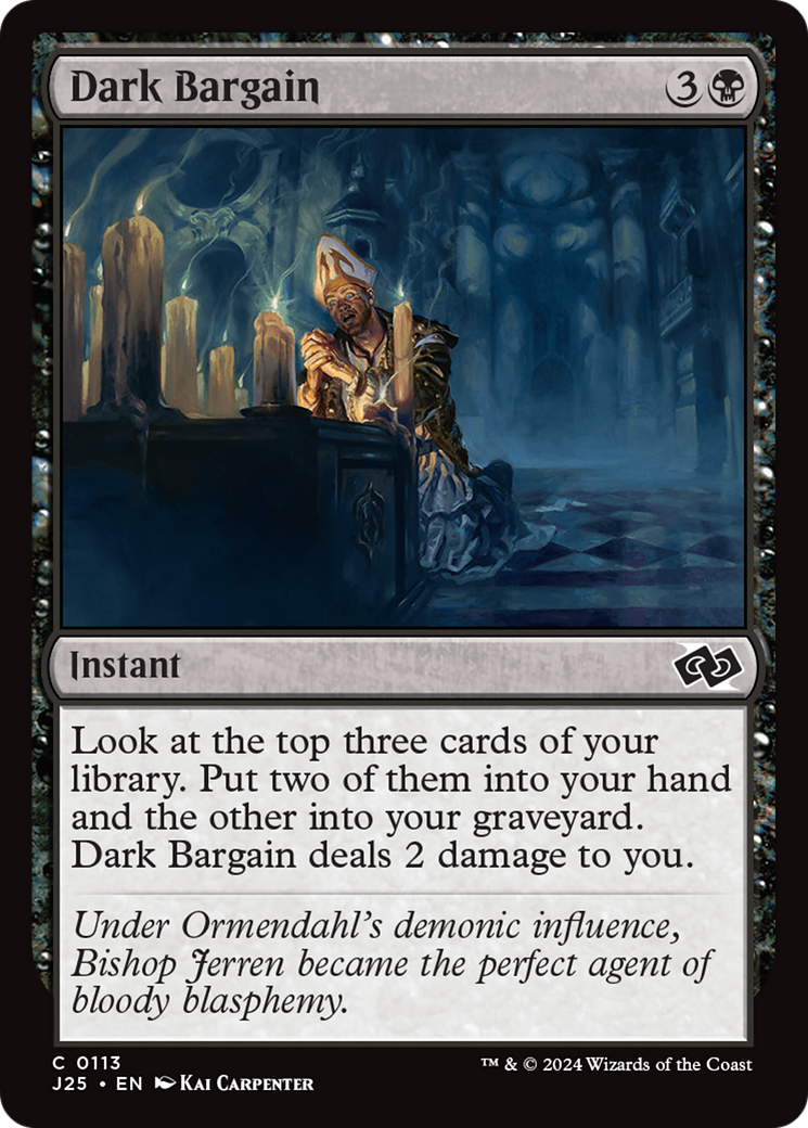 Dark Bargain (113) [Foundations Jumpstart] - Deck Out Gaming