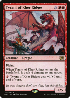 Tyrant of Kher Ridges (154) [The Brothers' War] - Deck Out Gaming
