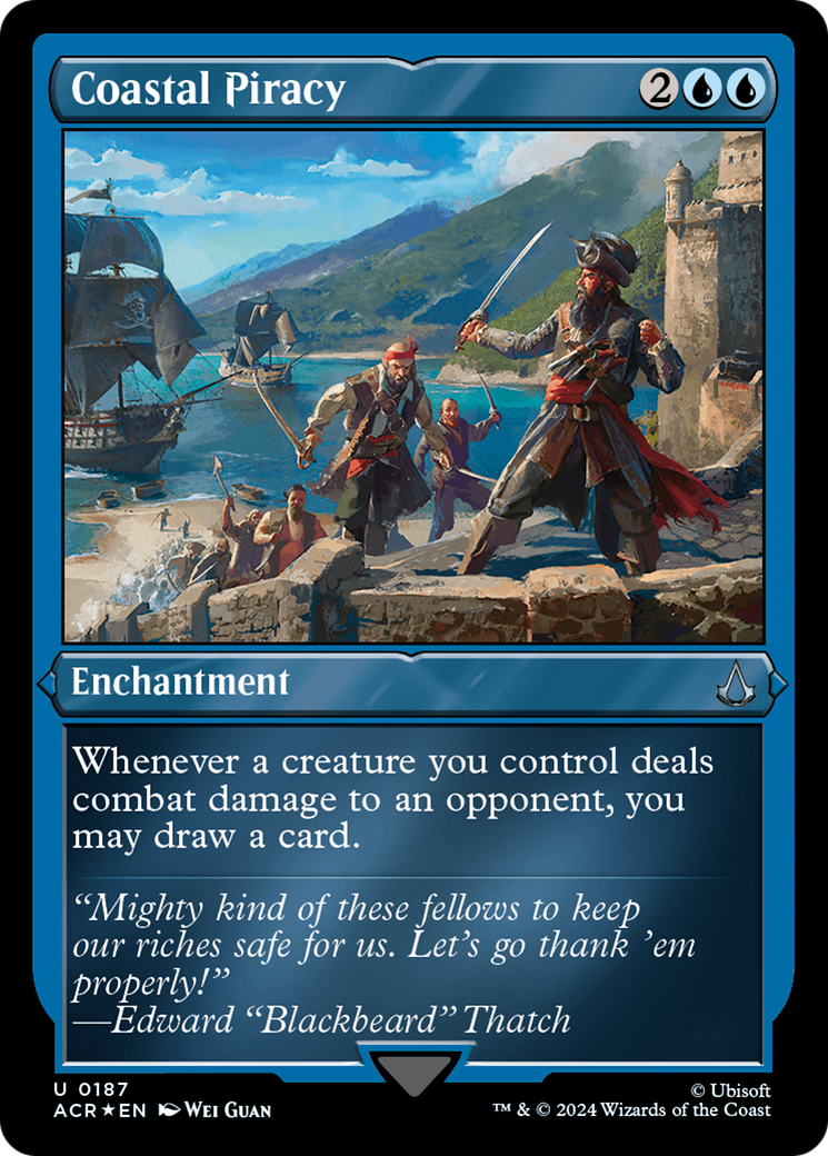 Coastal Piracy (187) [Assassin's Creed] etched - Deck Out Gaming