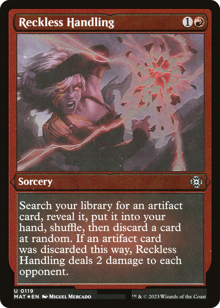 Reckless Handling (119) [March of the Machine: The Aftermath] etched - Deck Out Gaming