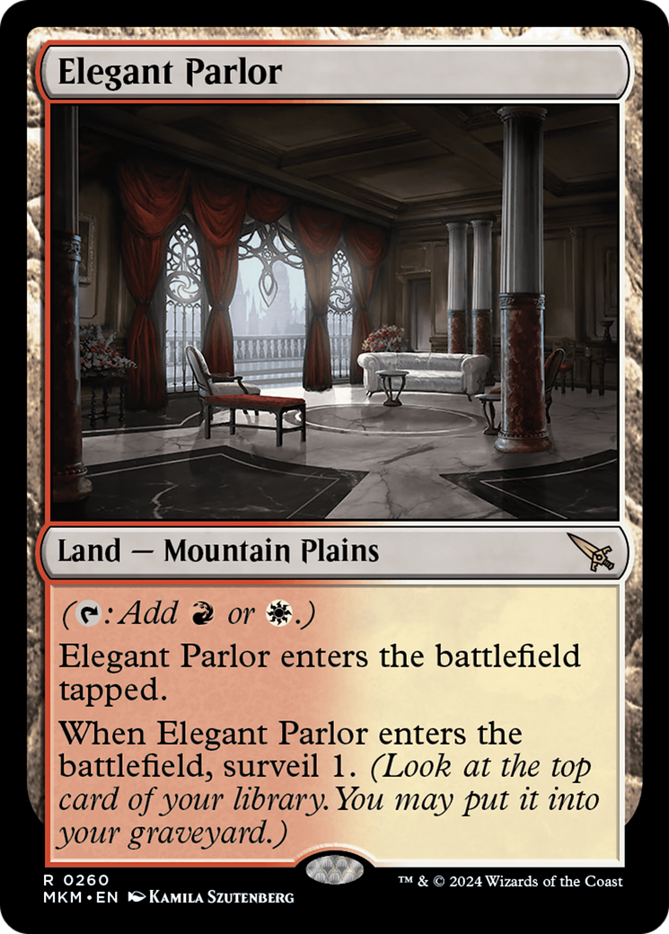 Elegant Parlor (260) [Murders at Karlov Manor] foil - Deck Out Gaming