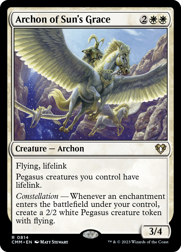 Archon of Sun's Grace (814) [Commander Masters] - Deck Out Gaming