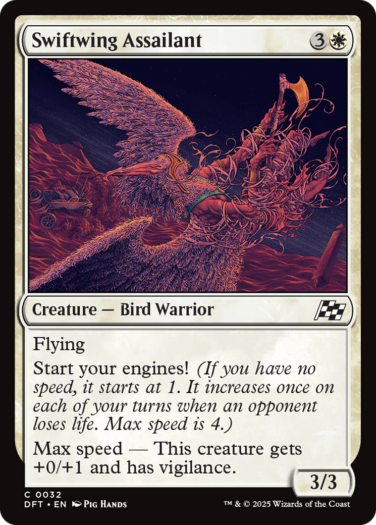 Swiftwing Assailant (32) [Aetherdrift] foil - Deck Out Gaming