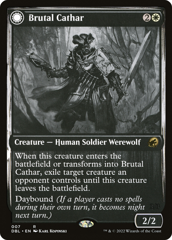 Brutal Cathar (7) [Innistrad: Double Feature] - Deck Out Gaming