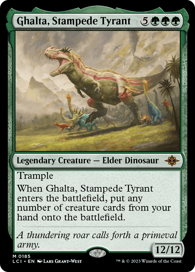 Ghalta, Stampede Tyrant (185) [The Lost Caverns of Ixalan] foil - Deck Out Gaming