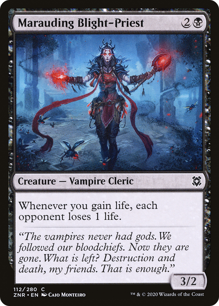 Marauding Blight-Priest (112) [Zendikar Rising] foil - Deck Out Gaming
