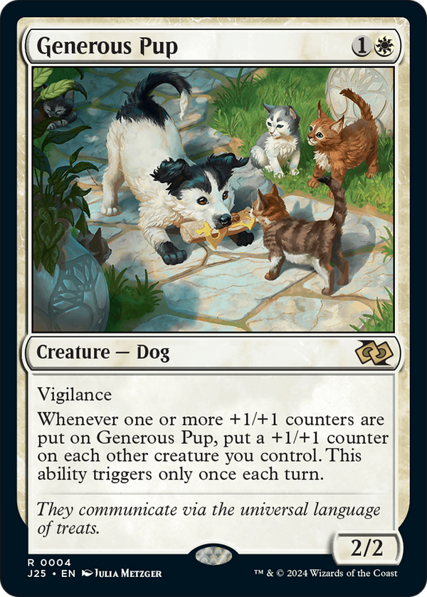Generous Pup (4) [Foundations Jumpstart] - Deck Out Gaming