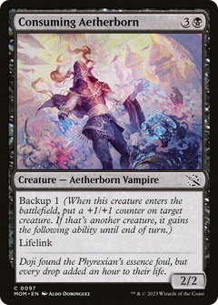 Consuming Aetherborn (97) [March of the Machine] foil - Deck Out Gaming