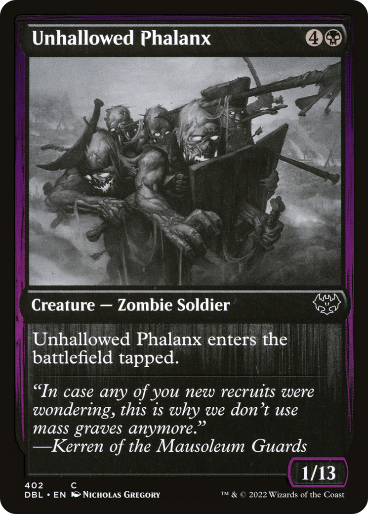 Unhallowed Phalanx (402) [Innistrad: Double Feature] foil - Deck Out Gaming