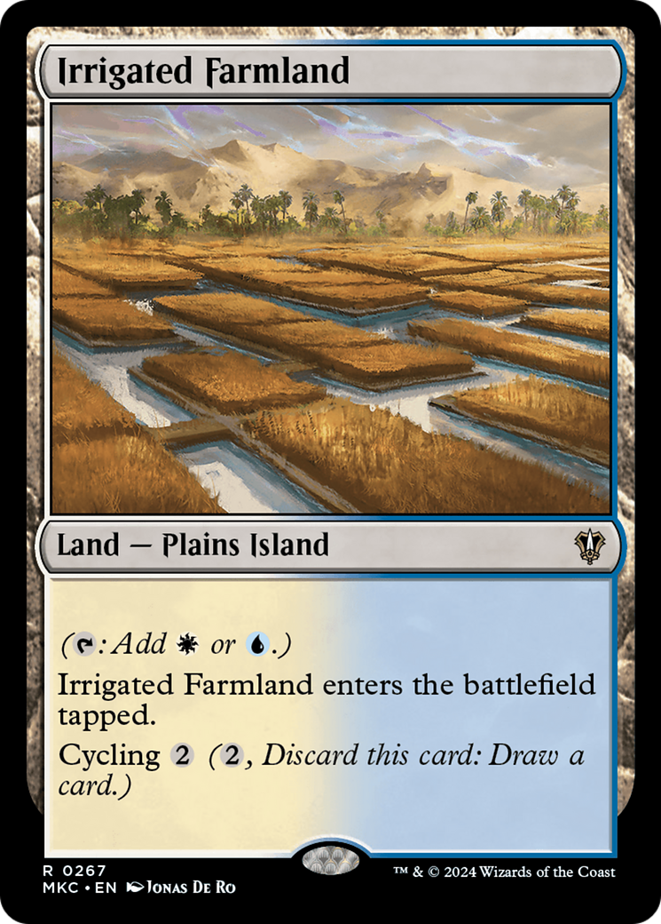 Irrigated Farmland (267) [Murders at Karlov Manor Commander] - Deck Out Gaming