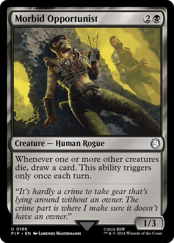 Morbid Opportunist (186) [Fallout] - Deck Out Gaming
