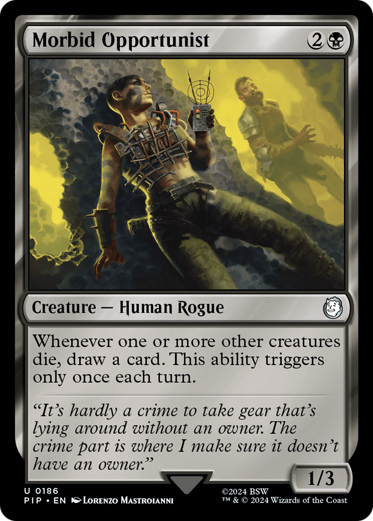 Morbid Opportunist (186) [Fallout] - Deck Out Gaming