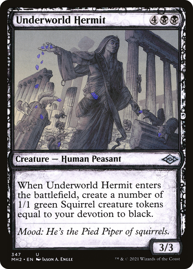 Underworld Hermit (Showcase) (347) [Modern Horizons 2] - Deck Out Gaming