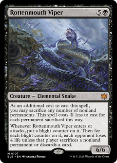 Rottenmouth Viper (107) [Bloomburrow] - Deck Out Gaming