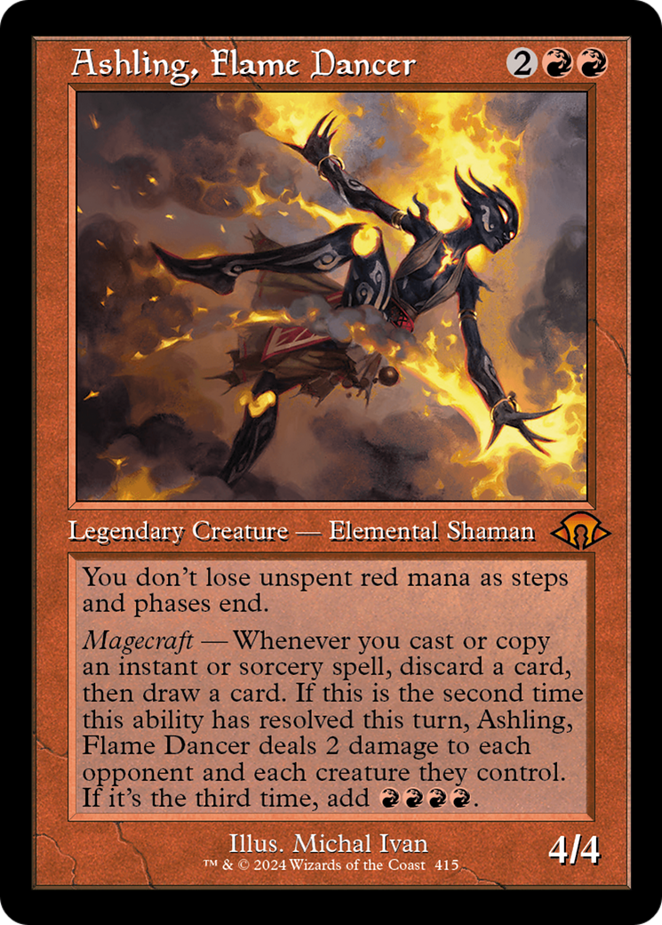 Ashling, Flame Dancer (Retro Frame) (415) [Modern Horizons 3] - Deck Out Gaming