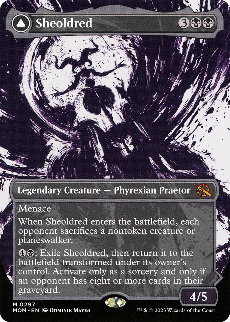 Sheoldred // The True Scriptures (297) [March of the Machine] foil - Deck Out Gaming