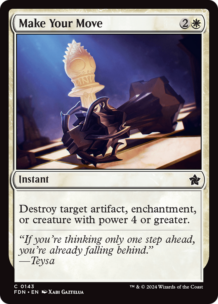 Make Your Move (143) [Foundations] foil - Deck Out Gaming