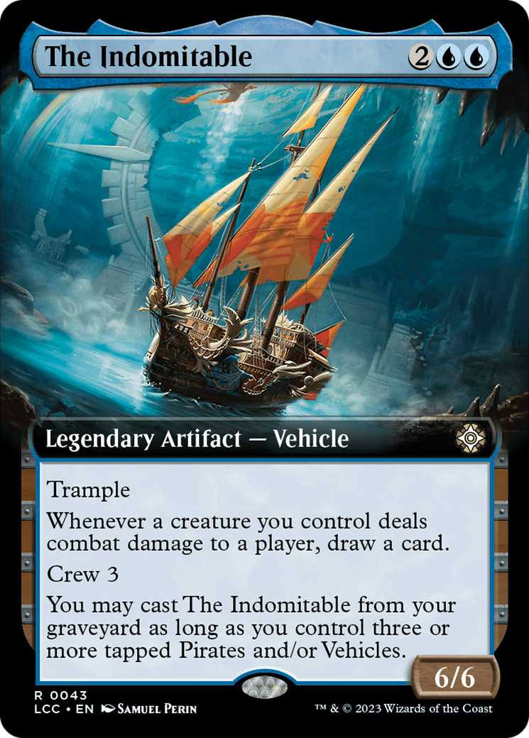 The Indomitable (Extended Art) (43) [The Lost Caverns of Ixalan Commander] - Deck Out Gaming