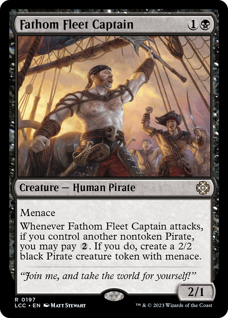 Fathom Fleet Captain (197) [The Lost Caverns of Ixalan Commander] - Deck Out Gaming